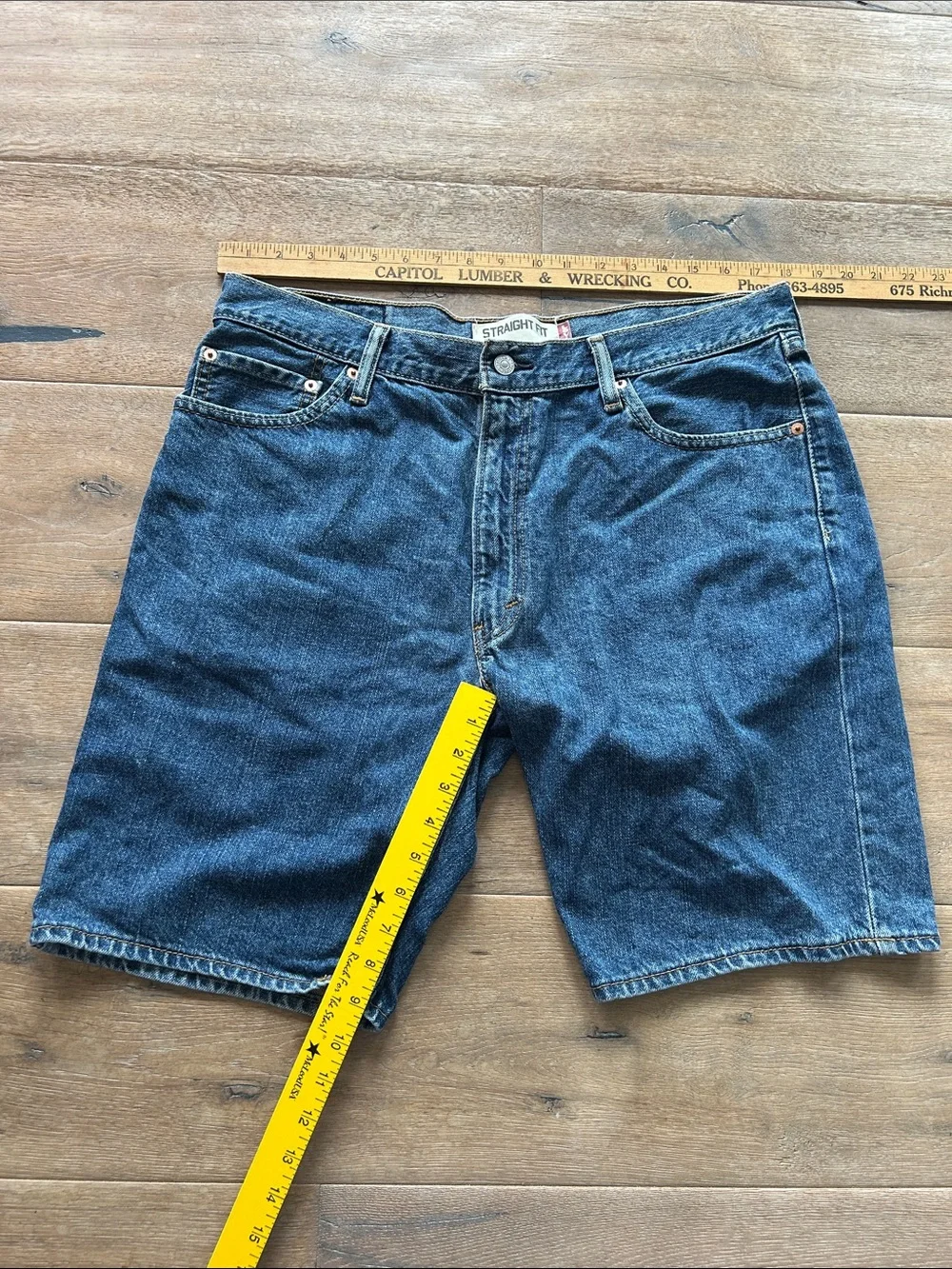 Levi's Dark Blue Denim Men's Shorts